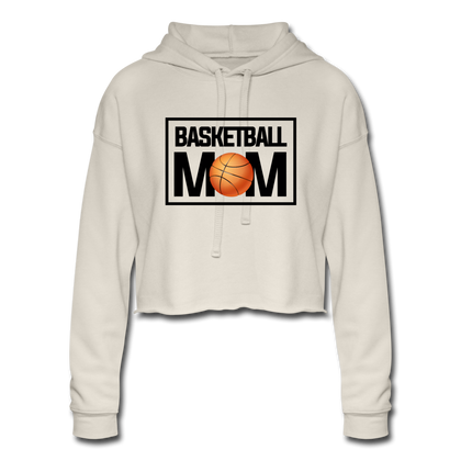 Basketball Mom Women's Cropped Hoodie - dust