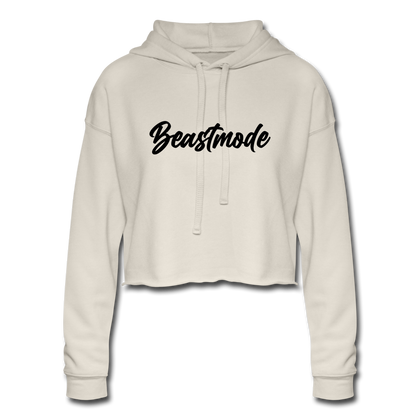 Beastmode Women's Cropped Hoodie - dust