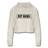 BOY MAMA Women's Cropped Hoodie