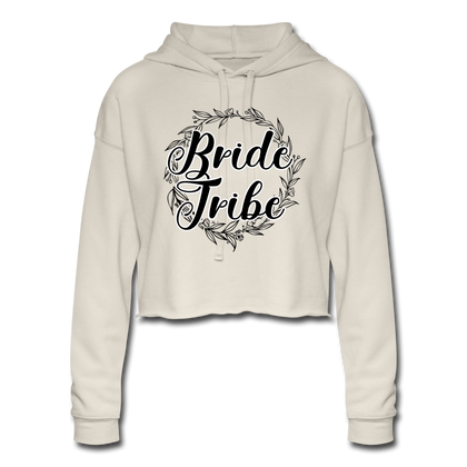 Bride Tribe Women's Cropped Hoodie - dust