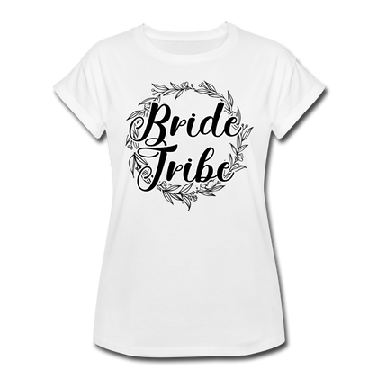 Bride Tribe Women's Relaxed Fit T-Shirt - white