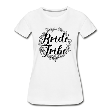 Bride Tribe Women’s Premium Organic T-Shirt - white