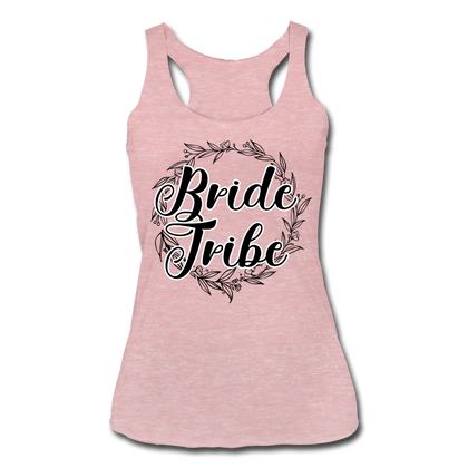 Bride Tribe Women’s Tri-Blend Racerback Tank - heather dusty rose