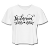 Bridesmaid Women's Cropped T-Shirt