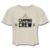 Camping Crew Women's Cropped T-Shirt