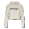 Champagne Problems Women's Cropped Hoodie