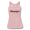 Champagne Problems Women’s Tri-Blend Racerback Tank