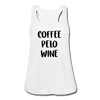 Coffee Pelo Wine Women's Flowy Tank Top