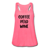 Coffee Pelo Wine Women's Flowy Tank Top