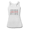 Quarantine Made Me Do It Women’s Tri-Blend Racerback Tank