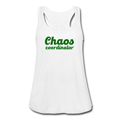 Chaos Coordinator Women's Flowy Tank Top - white