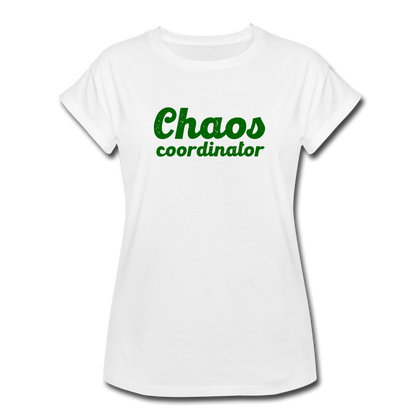 Chaos Coordinator Women's Relaxed Fit T-Shirt - white