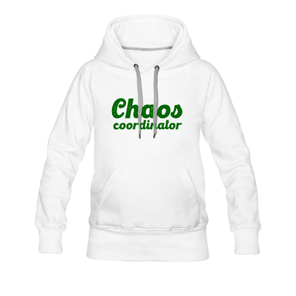 Chaos Coordinator Women’s Premium Hoodie - white