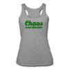 Chaos Coordinator Women’s Tri-Blend Racerback Tank