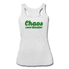 Chaos Coordinator Women’s Tri-Blend Racerback Tank