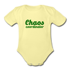 Chaos Coordinator Organic Short Sleeve Baby Bodysuit