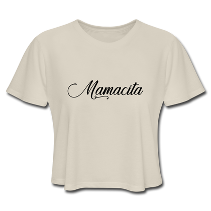 Mamacita Women's Cropped T-Shirt - dust