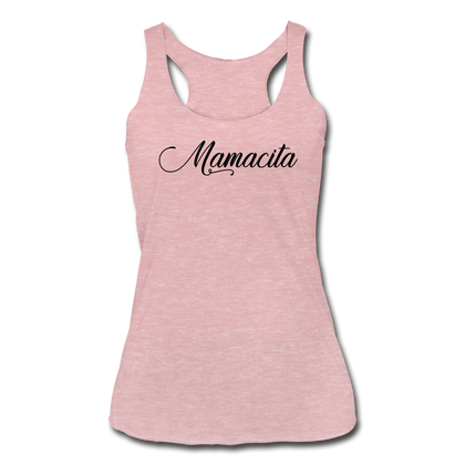 Mamacita Women’s Tri-Blend Racerback Tank - heather dusty rose