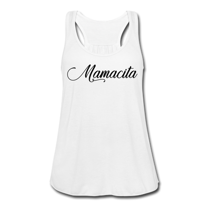 Mamacita Women's Flowy Tank Top - white