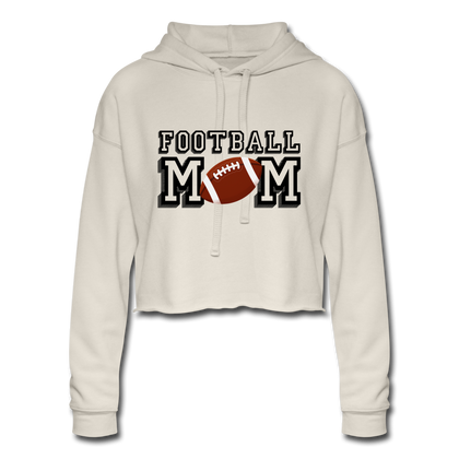 Football Mom Women's Cropped Hoodie - dust