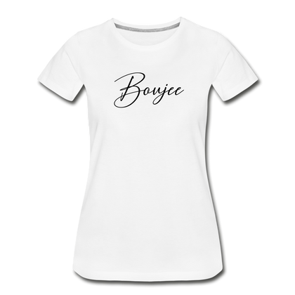 Boujee Women’s Premium Organic T-Shirt - white