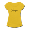 Boujee Women's Roll Cuff T-Shirt