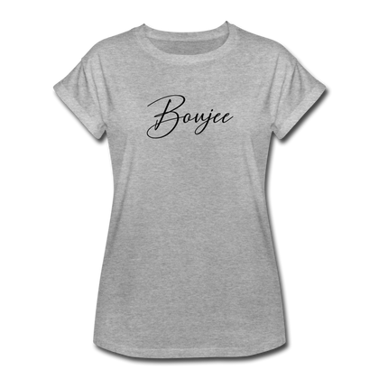 Boujee Women's Relaxed Fit T-Shirt - heather gray