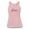 Boujee Women’s Tri-Blend Racerback Tank