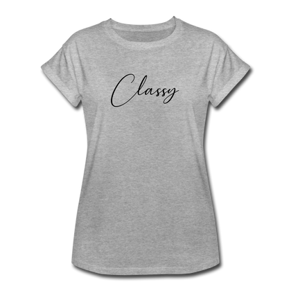 Classy Women's Relaxed Fit T-Shirt - heather gray