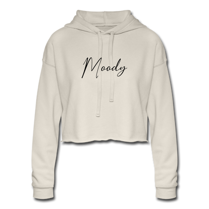 Moody Women's Cropped Hoodie - dust