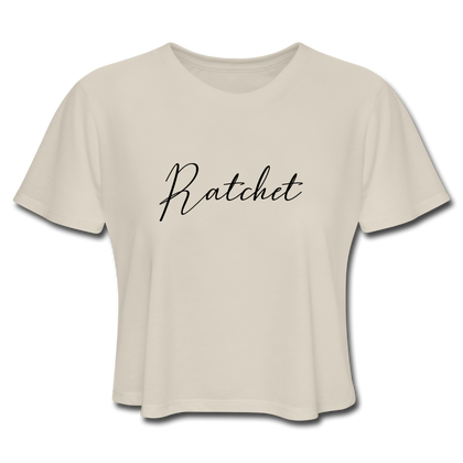 Ratchet Women's Cropped T-Shirt - dust