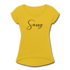 Sassy Women's Roll Cuff T-Shirt