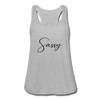 Sassy Women's Flowy Tank Top