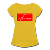 Bad Influence Women's Roll Cuff T-Shirt