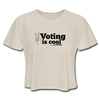 Voting is Cool Women's Cropped T-Shirt