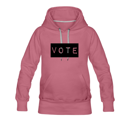 Vote Women’s Premium Hoodie - mauve