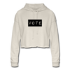 Vote Women's Cropped Hoodie