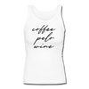 Coffee Pelo Wine Women's Longer Length Fitted Tank