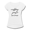 Coffee Pelo Wine Women's Roll Cuff T-Shirt