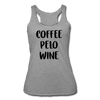 Coffee Pelo Wine Women’s Tri-Blend Racerback Tank