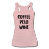 Coffee Pelo Wine Women’s Tri-Blend Racerback Tank