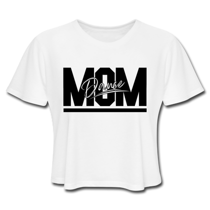 Dance Mom Women's Cropped T-Shirt - white