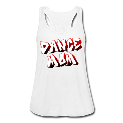 Dance Mom Women's Flowy Tank Top - white