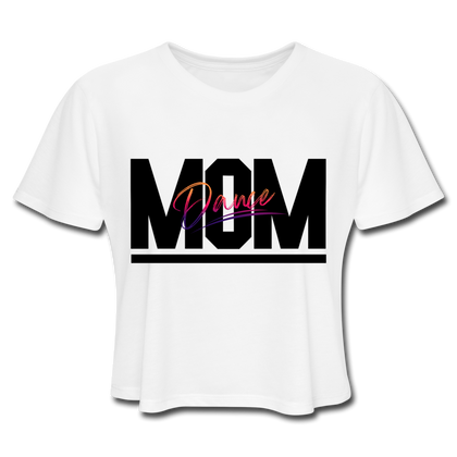 Dance Mom Women's Cropped T-Shirt - white