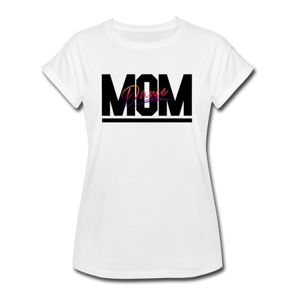 Dance Mom Women's Relaxed Fit T-Shirt - white