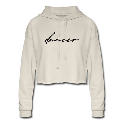 Dancer Women's Cropped Hoodie - dust