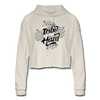 Find Your Tribe and Love Them Hard Women's Cropped Hoodie