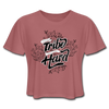 Find Your Tribe and Love Them Hard Women's Cropped T-Shirt