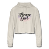 Flower Girl Women's Cropped Hoodie