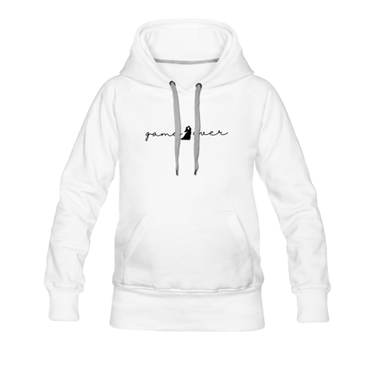 Game Over Women’s Premium Hoodie - white